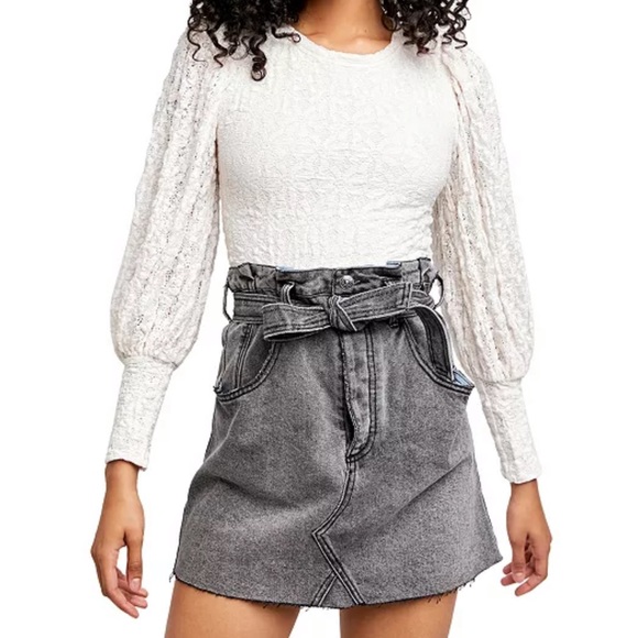 NWT Free People Tea Time Top in Plumeria/Pink - Picture 6 of 12